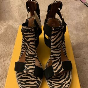 Fendi Zebra Sandals